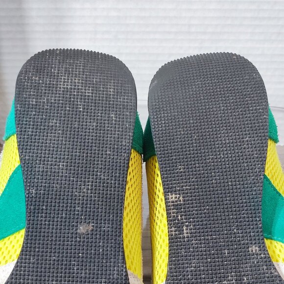 Puma Runner Suede & Mesh Sneakers men size 8.5 (EU41) green and yellow Brazil - Picture 11 of 11